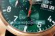 BLS Swiss Copy IWC Schaffhausen Pilot's Chronograph Rose Gold Green Face Watch (4)_th.jpg